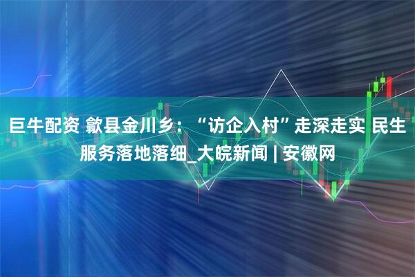 巨牛配资 歙县金川乡：“访企入村”走深走实 民生服务落地落细_大皖新闻 | 安徽网