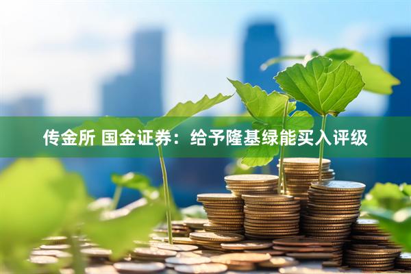 传金所 国金证券：给予隆基绿能买入评级